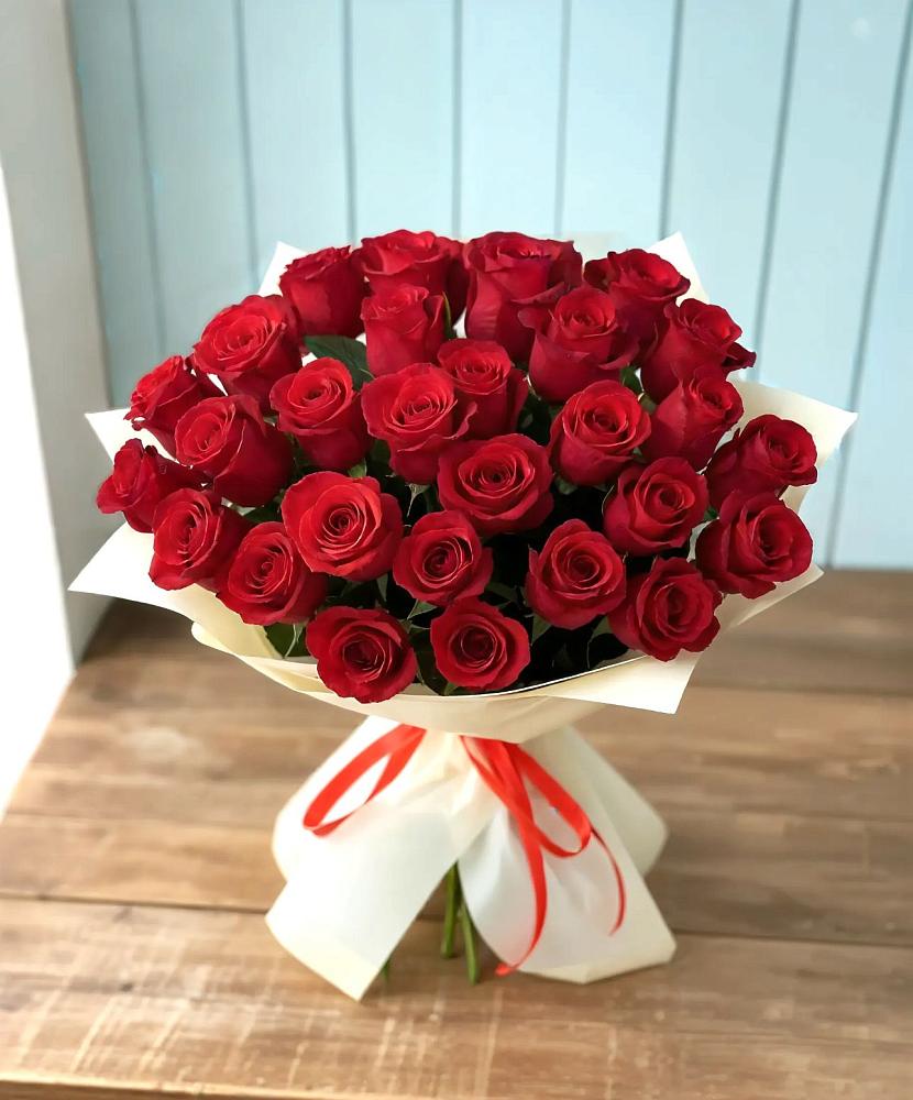 Букет 29 Красных роз в Осеево