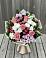 Букет цветов из: Альстромерии, Гвоздики, Розы и Хризантемы в Осеево