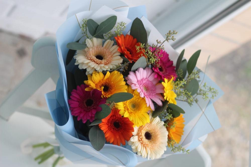 Букет цветов из: Герберы в Осеево