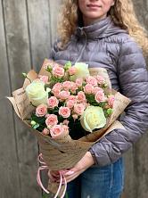Букет цветов из:  Розы в Осеево