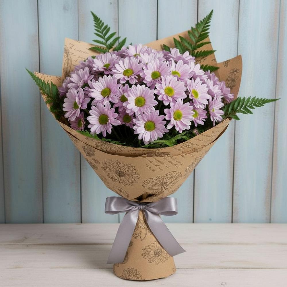 Букет цветов из: Хризантемы в Осеево