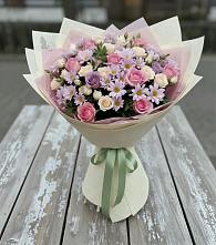 Букет цветов из:  Розы и Хризантемы в Осеево