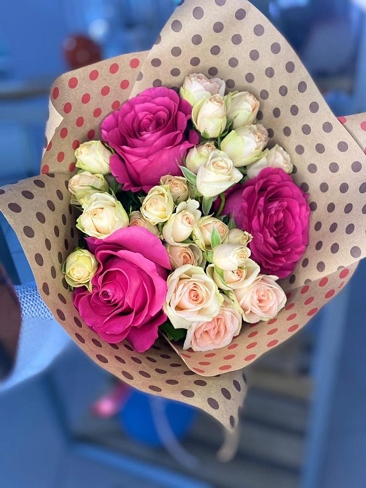 Букет цветов из: Розы в Осеево