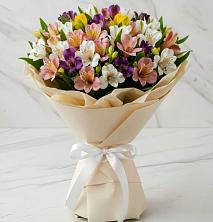 Букет цветов из:  Альстромерии в Осеево