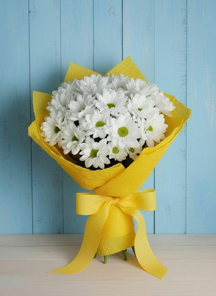 Букет цветов из: Хризантемы в Осеево