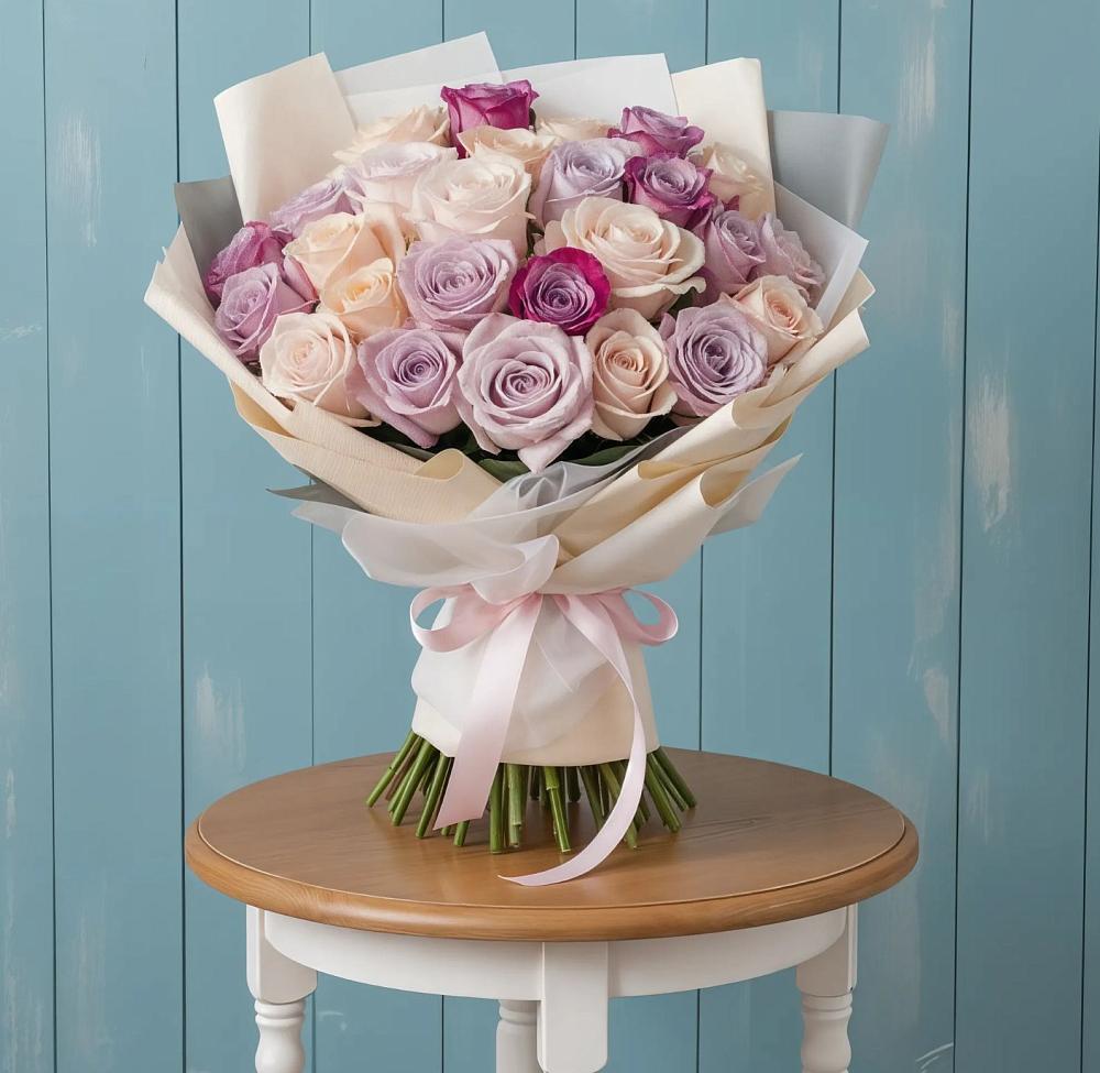 Букет цветов из: Розы в Осеево