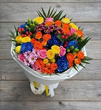 Букет цветов из:  Розы и Хризантемы в Осеево