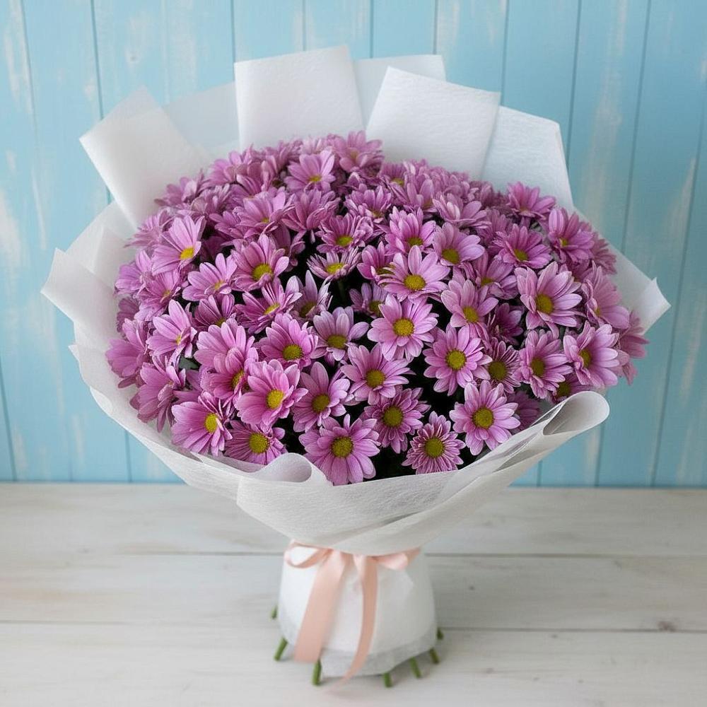 Букет цветов из: Хризантемы в Осеево