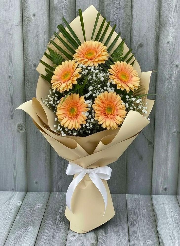 Букет цветов из: Герберы в Осеево