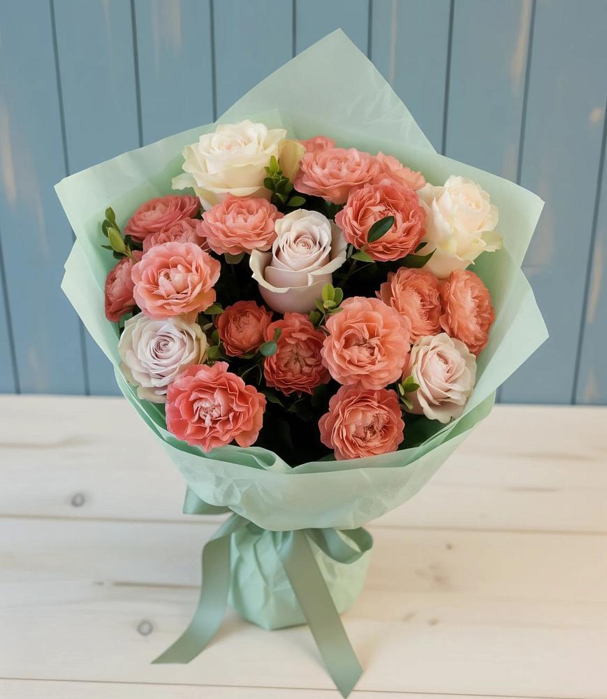 Букет цветов из: Розы в Осеево