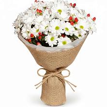 Букет цветов из:  Хризантемы #REPLACE_PRED# Осеево