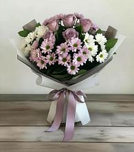 Букет цветов из:  Хризантемы и Розы #REPLACE_PRED# Осеево