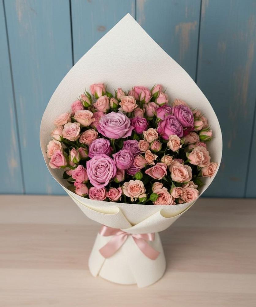 Букет цветов из: Розы в Осеево