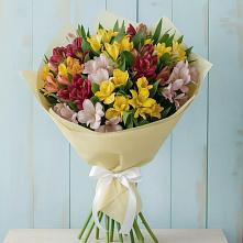 Букет цветов из:  Альстромерии в Осеево
