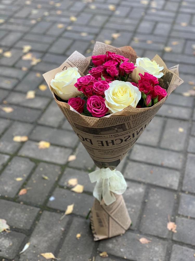 Букет цветов из: Розы в Осеево