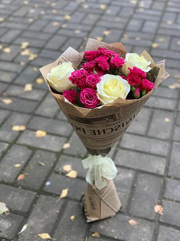 Букет цветов из: Розы в Осеево