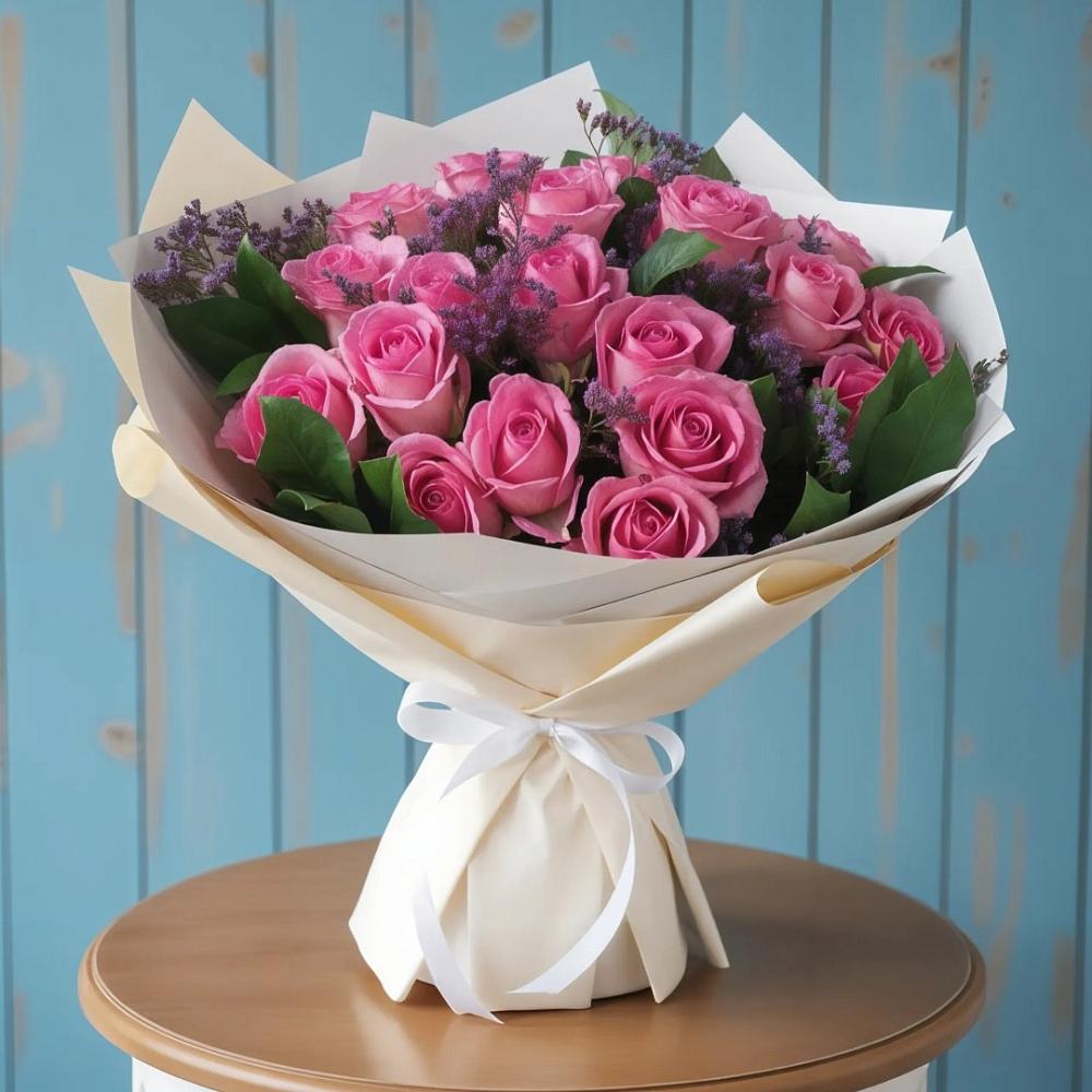 Букет цветов из: Розы в Осеево