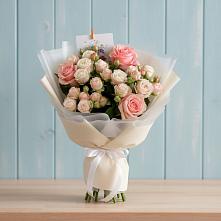 Букет цветов из:  Розы в Осеево